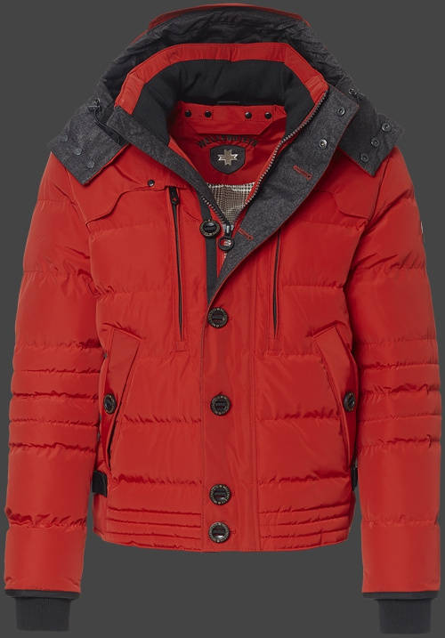 Jacket-Coast Stardust Herren Winter,TiSaAirTec,Rot jacken outlet