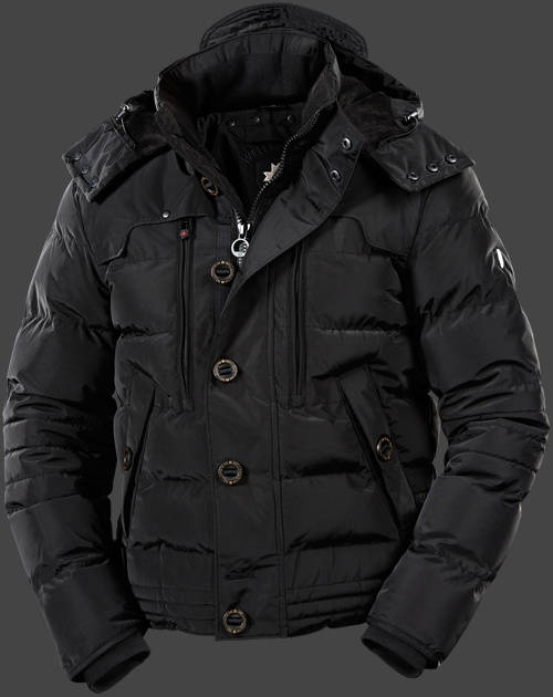 Jacket-Coast Stardust Herren Winter,TiSaAirTec,Schwarz jacken online