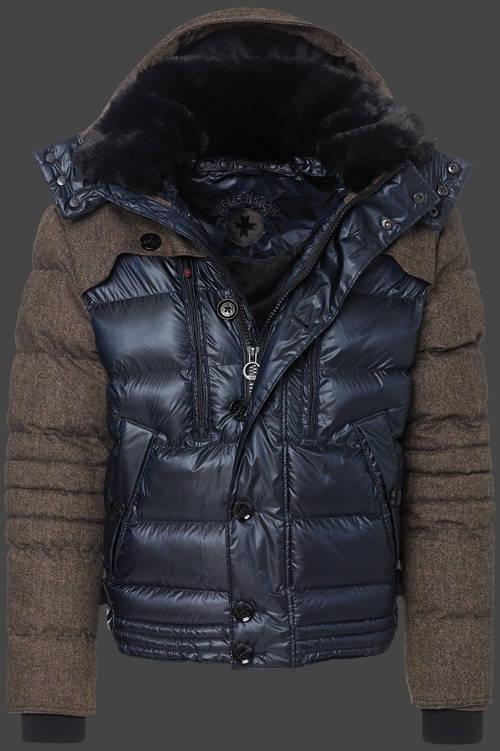 Jacket-Coast Stargate Herren Winter,SnowAirTec,Darknavy/Brownmelange jacken online