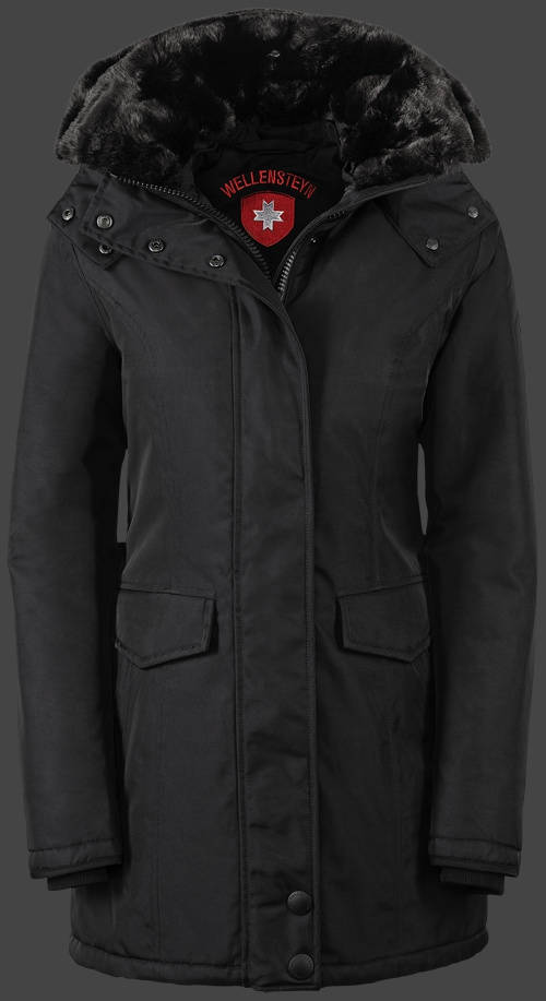 Jacket-Coast Stavanger Damen Winter,RainbowAirTec,Schwarz jacken sale