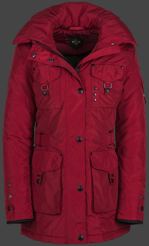 Jacket-Coast Titania Winter Damen Winter,TiSaAirTec,Darkred jacken online