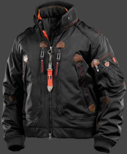 Jacket-Coast Wildfire Herren Winter,RainbowAirTec,Schwarz jacken online