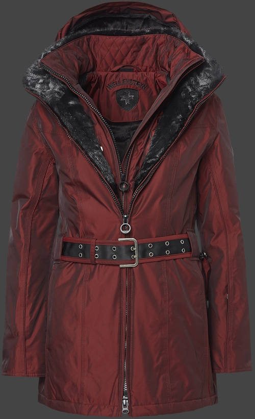 Jacket-Coast Zermatt Lang Damen Winter,VuitonAirTec,Granat jacken online